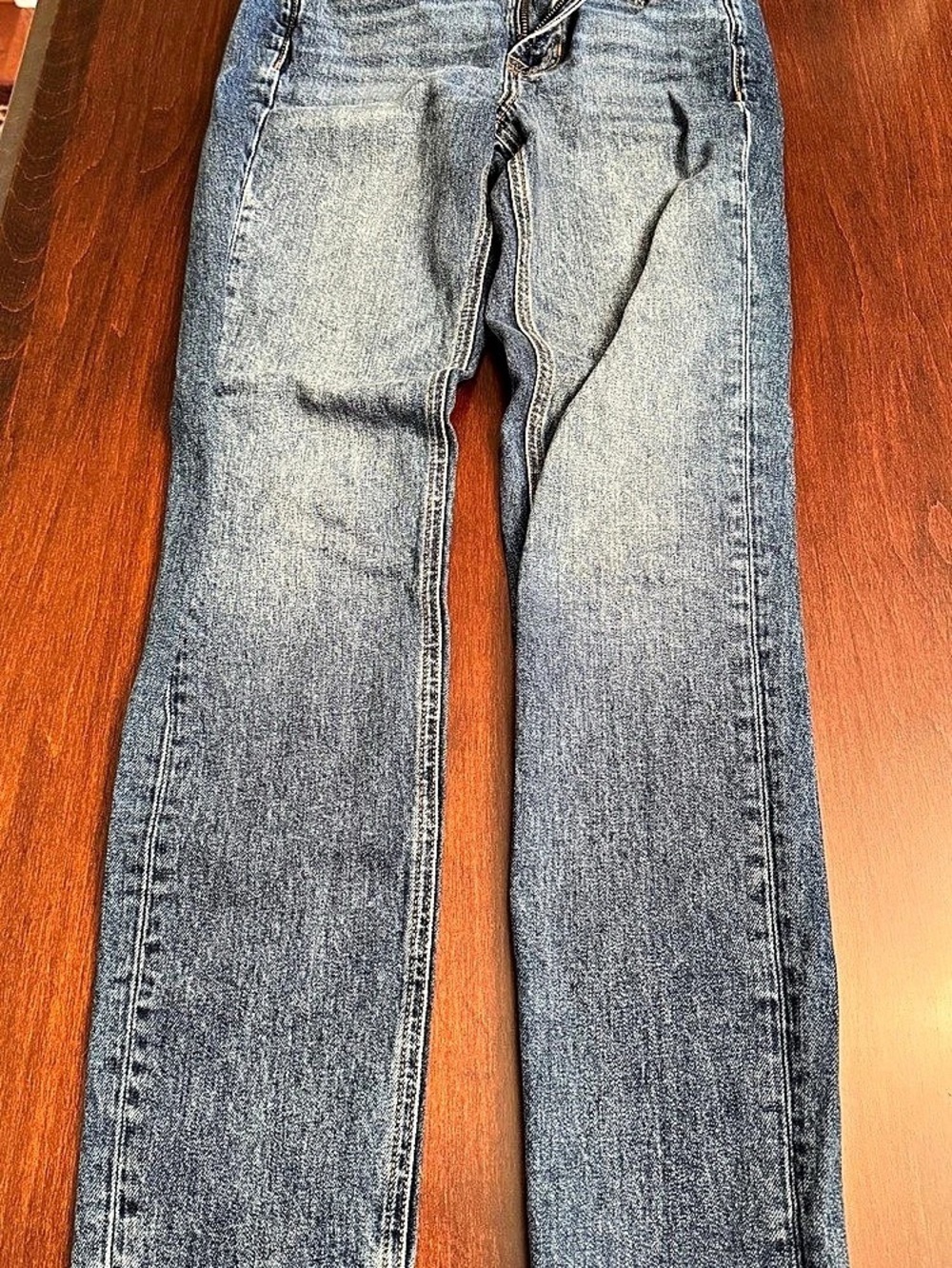 Boden Girlfriend Jeans Straight Leg Jeans in Blue